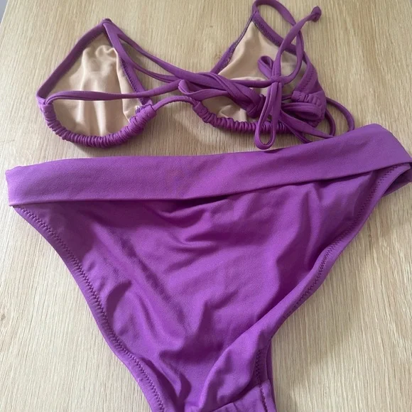J crew Purple Bikini Set - Picture 3 of 6